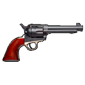 Taylors & Company 550429 Old Randall 357 Mag Caliber with 5.50" Barrel, 6rd Capacity Cylinder, Overall Matte Blued Finish Steel & Walnut Grip