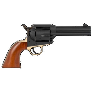 TAYLORS & Company 550430 Old Randall 357 Mag Caliber With 4.75" Barrel, 6rd Capacity Cylinder, Overall Blued Finish Steel & Walnut Navy Size Grip