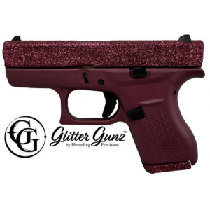 Glock 42 380ACP, 3.2in. Barrel, 6rd - Black Cherry