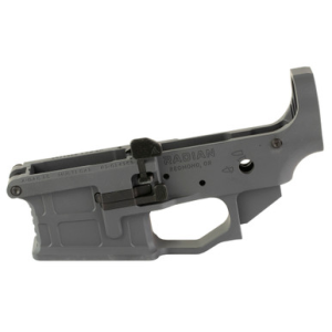 Radian Weapons R0388 A-DAC 15 Lower Receiver Gray, Fully Ambi Controls, Talon 45/90 Safety, Ext. Bolt Catch, Left-Side Mag Release, Right-Side Bolt Release, Enhanced Takedown Pins