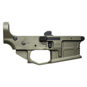 Radian Weapons R0391 A-DAC 15 Lower Receiver OD Green, Fully Ambi Controls, Talon 45/90 Safety, Ext. Bolt Catch, Left-Side Mag Release, Right-Side Bolt Release, Enhanced Takedown Pins