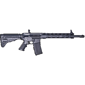American Tactical Inc. Milsport 5.56x45 NATO, 16in. Barrel, 30rd, 13" MLOK Handguard, Flip-up Sights, A2 Grip & Roger's Adj. Super Stock - Black (NPN: ATIG15MS556MLTS)