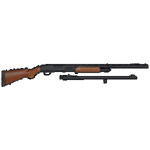 Mossberg 835 Ulti-Mag Combo Field/Deer 12GA, 24in. Barrel, 5rd, Wood Stock & Forend. Incl 28" V/R barrel - Black (68224)