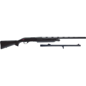 Winchester SXP Buck/Bird Combo 12GA, 28in. Barrel, 4rd, Incl. 22" Deer Barrel with F/OSights - Black (48702003547)