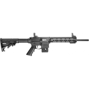 SMITH & Wesson 10207 M&p15-22 Sport *ct,ma,md,nj Compliant 22 Lr Caliber With 10+1 Capacity, 16.50" Barrel, Matte Black Metal Finish & Fixed Car Black Synthetic Stock Right Hand - 10207