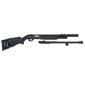 Mossberg 500 Youth Super Bantam Combo, 20GA, 22in. Barrel, 5rd, Incl. 24" Rifled Barrel. - Black (54250)