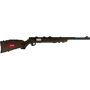 Savage B17 G Rifle 17 HMR 21 in 10 Rounds Walnut-Stained Hardwood