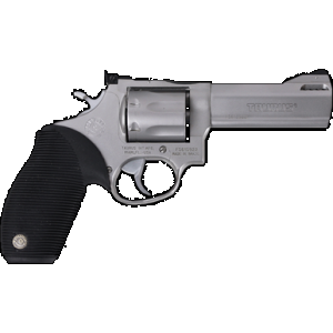 TAURUS Tracker 627 Revolver - Stainless | 357 Mag / 38 Spl +p | 4" Barrel | 7rd | Rubber Grip