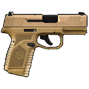 FN Reflex 9mm Luger 3.3" 15 Rounds Flat Dark Earth PVD Micro Compact