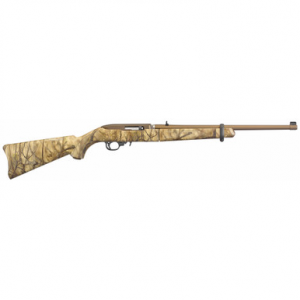 RUGER 10/22 Takedown Burnt Bronze/go Wild Camo 18.5" 10rd Rds.