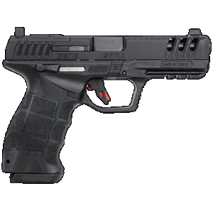 SAR USA SAR9G3BL SAR9 Gen3 Full Size Frame 9mm Luger 17+1 4.40" Black Steel Barrel, Black Cerakote Serrated Steel Slide, Black Cerakote Polymer Frame w/Picatinny Rail, Black Polymer Grip