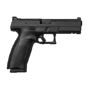 CZ-USA 01550 P-10 F 9mm Luger 10+1 5.10" Black Steel Barrel, Black Nitride Optic Ready/Serrated Steel Slide, Black Polymer Frame w/Picatinny Rail, Ambidextrous