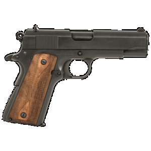 SDS Tisas 1911 Tank Commander Pistol 9mm 4.25 In. Grey Cerakote Walnut 8 Rd.