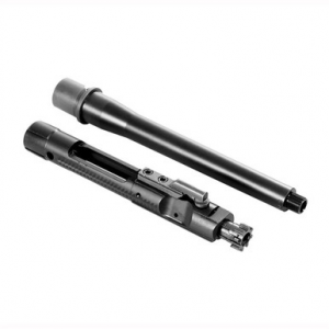 CMMG 99D517A Replacement Barrel Kit with Bolt Carrier Group, 9mm Luger 8" Threaded, Black, Radial Delayed Blowback, Fits AR-Platform