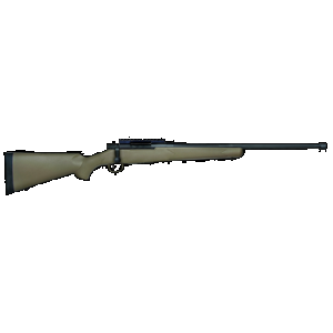 MOSSBERG 27873 Patriot Predator 243 Win Caliber With 5+1 Capacity, 22" Threaded/fluted Barrel, Matte Blued Metal Finish & Flat Dark Earth Synthetic Stock Right Hand (full Size)