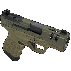 SAR USA SAR9SCG2OD SAR9 SC Gen2 Sub-Compact Frame 9mm Luger 15+1 3.30" Black Steel Barrel, OD Green Cerakote Ported/Serrated Steel Slide, OD Green Polymer Frame & Grip