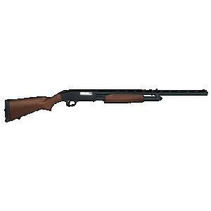 Mossberg 500 Hunting All Purpose Field 20GA, 26in. Barrel, 5rd, Wood Stock & Forend - Black (50136)
