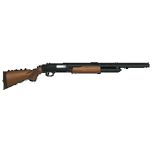 Mossberg 500 Youth Bantam All Purpose 12GA, 24in. Barrel, 5rd, Wood Stock & Forend - Black (52132)