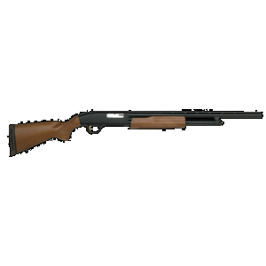 Mossberg 500 Youth Bantam All Purpose 20GA, 22in. Barrel, 5rd, Wood Stock & Forend - Black (54132)