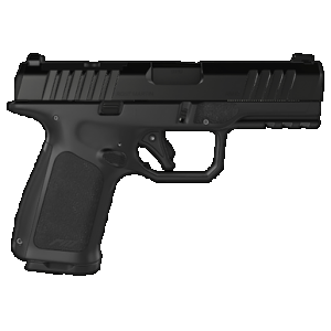 Rost Martin RM1CBLKOSP15 RM1C Compact Frame 9mm Luger 15+1, 4" Black Steel Barrel, Black Tenifer Optic Ready/Serrated Steel Slide, Black Polymer Frame w/Picatinny Rail & RGT Grip, Ambidextrous