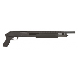 MOSSBERG 500 Persuader 20ga, 18.5in. Barrel, 7rd, Synth. Pistol Grip - Black (50138)