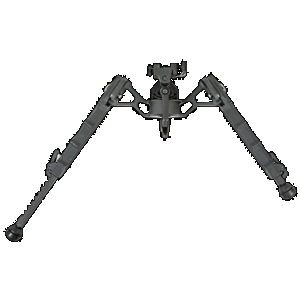 Accu-Tac FCASQDG205 FC-5 G2 Arca Spec Bipod Black 6.25-10.85" Aluminum