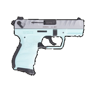 Walther Arms 5050525 PD380 380 ACP 9rd 3.70" Nickel Steel Slide Angel Blue Ambidextrous