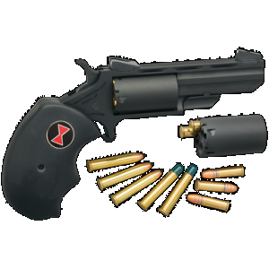 NAA Black Widow Revolver Combo 22 LR/.22 WMR Black 2 in. 5 rd.