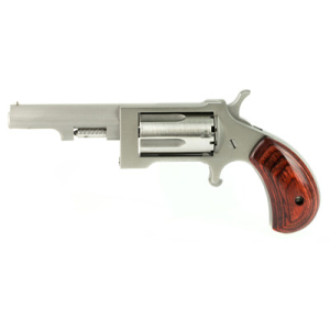 NAA Sidewinder Revolver 22 WMR Stainless/Wood 2.5 in. 5 rd.