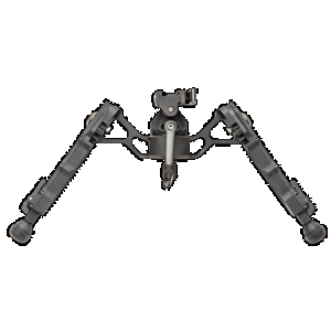 Accu-Tac FCBG200 FC G2 Bipod 5.25"-8.25" Adjustment Black Hardcoat Anodized 6061-T6 Aluminum