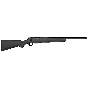 Mossberg 27843 Patriot 22-250 Rem Caliber with 5+1 Capacity, 22" Fluted Barrel, Matte Blued Metal Finish & Black Synthetic Stock Right Hand (Full Size)
