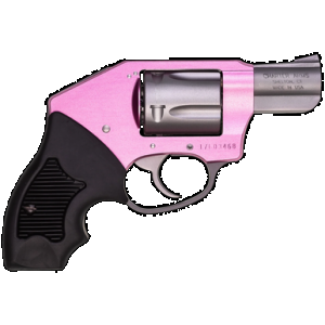 CHARTER Arms 53851 Undercover Lite Chic Lady Small 38 Special 5 Shot 2" High Polished Stainless Steel Barrel & Cylinder, Pink Aluminum Frame W/black Finger Grooved Rubber Grip, Concealed Hammer
