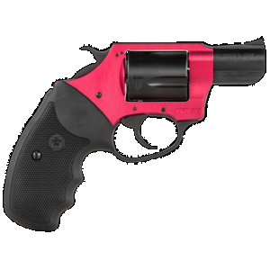 CHARTER Arms 53824 Undercover Lite Small 38 Special, 5 Shot 2" Black Passivate Stainless Steel Barrel & Cylinder, Red Aluminum Frame W/black Finger Grooved Rubber Grip, Exposed Hammer