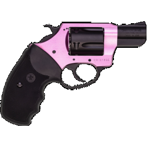 CHARTER Arms 53835 Pink Lady 38 Special 5rd 2" Black Steel Barrel, Black Cylinder, Black/pink Aluminum Frame, Black Rubber Grip, Exposed Hammer