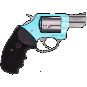 CHARTER Arms 53860 Undercover Lite Santa Fe Sky Small 38 Special, 5 Shot 2" Stainless Steel Barrel & Cylinder, Turquoise Aluminum Frame W/black Finger Grooved Rubber Grip, Exposed Hammer