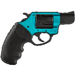 CHARTER Arms 53864 Undercover Lite Santa Fe Sky Small 38 Special, 5 Shot 2" Black Stainless Steel Barrel & Cylinder, Turquoise Aluminum Frame W/black Finger Grooved Rubber Grip, Exposed Hammer