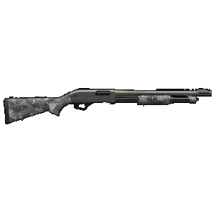 Winchester SXP Hybrid Defender 12GA, 18in. Barrel, 5rd, TrueTimber Midnight Camo Stock & Forend - Gray (48702025631)
