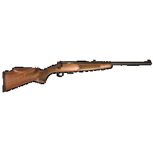 Crickett KSA20020 Model 722 Classic Youth 22 LR 7+1 20" Blued Button-Rifled Target Barrel & Steel Receiver, Fixed Front/Adjustable Rear Sights, Walnut Stock w/13.50" LOP, Rebounding Firing Pin Safety