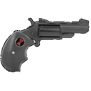 NAA Black Widow Revolver 22 WMR Matte Black w/ Oversized Grip 2 in. 5 rd.