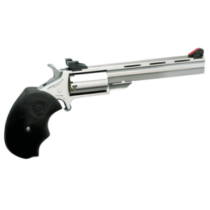 NAA Mini-Master Target Revolver 22 WMR Stainless/Black 4 in. 5 rd. AS