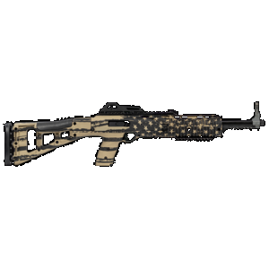 Hi-Point 995TSFLGFDE 9mm Luger 16.5" 10 Rounds FDE American Flag Skeletonized Stock
