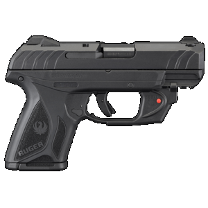 Ruger Security-9 Compact, 9mm, 3.42in. Barrel, 10rd, W/ Viridian Red Laser - Black (3830)