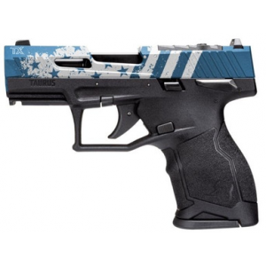 Taurus TX22 .22LR 3.6" 10rd Blue US Flag Engraved Slide