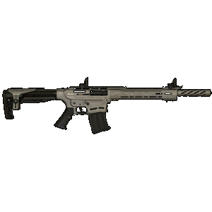 Citadel Boss-25 12GA, 18.75in. Barrel, 5rd, Adj. Comb. Black grip and stock. - Grey (CBOSS2512TG)