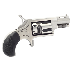 North American Arms North American Arms 22LRTW Wasp 22 LR 5rd rd 1.13" Stainless Vent Rib Steel Barrel, Matte Stainless Steel Frame, Stainless Cylinder, Exclusive Black Pebbled Rubber Grips - $263.66 at Shooting Surplus