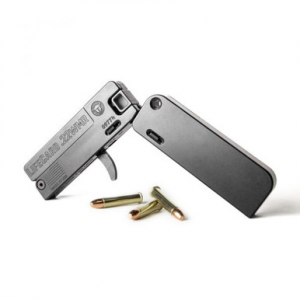 TRAILBLAZER Firearms Lc2 Lifecard Pistol - Black | .22 Wmr | 2.5" Barrel | Single Shot | All Aluminum