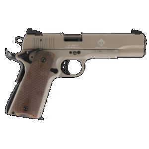 ATI Gsg 1911 Pistol - Tan | .22lr | 5" Threaded Barrel | Wood Grips
