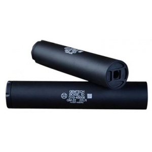 GEMTECH Gm-22 Direct Thread Aluminum Rimfire Suppressor .22lr Black 609728889661 GEM12127