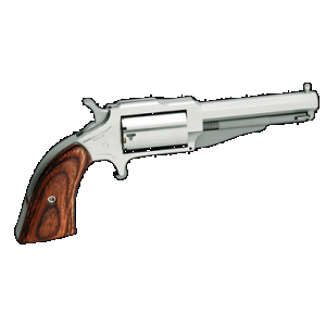 NORTH American Arms 18603 1860 The Earl 22 Wmr 5rd 3" Barrel, Overall Stainless Steel Finish & Rosewood Boot Grip