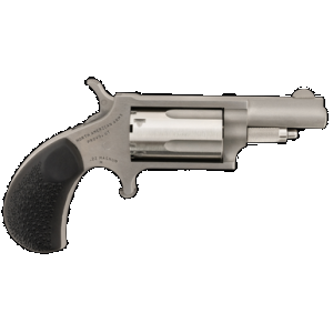 North American Arms 22MGRCHSS Mini-Revolver Carry Combo 22 WMR 5 Shot 1.63" Barrel, Stainless Steel Barrel/Cylinder/Frame, Black Rubber Grip, Includes Exclusive Holster Package